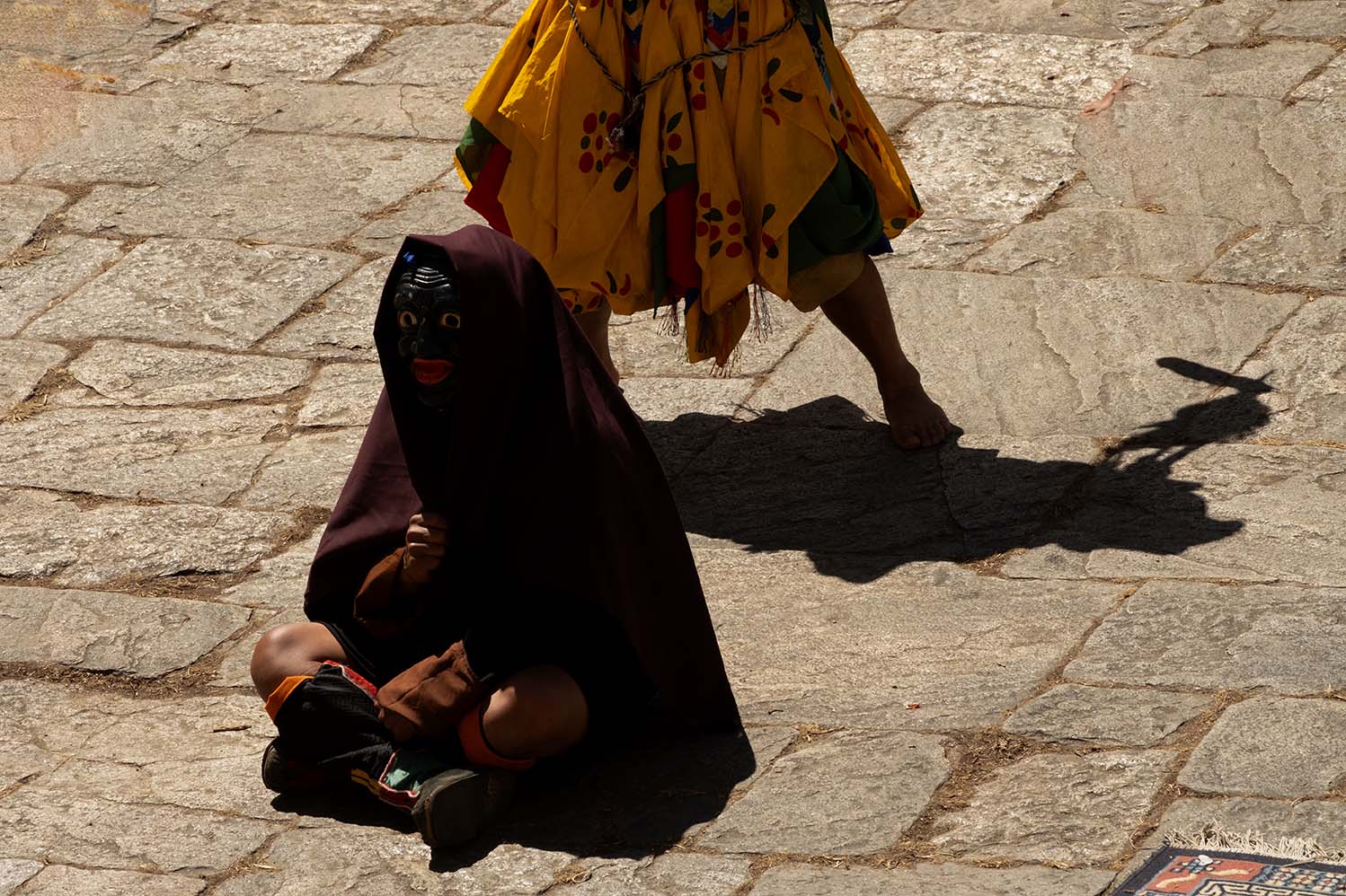 Ngawang Rai cultural photography on the Judgement dance performed during Paro Tshechu 2024.